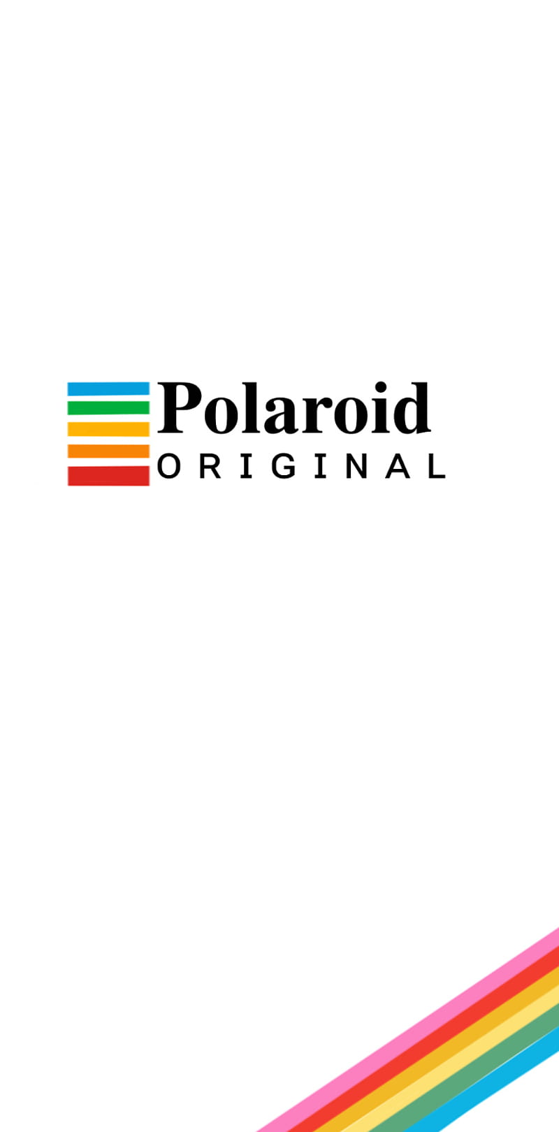 Polaroid Original, arco iris, classic, cores, foto, letter, polaroid, pride, rainbown, HD phone wallpaper