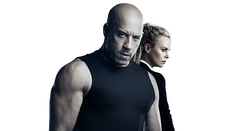 Charlize Theron Vin Diesel The Fate of the Furious, fast-8, fast-and-furious, movies, 2017-movies, vin-diesel, HD wallpaper