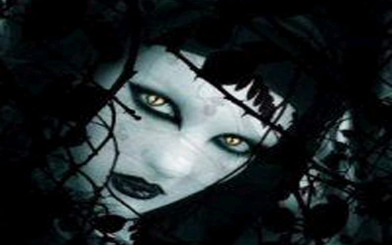 CatEyes, goth, blacknwhite, girl, dark, HD wallpaper