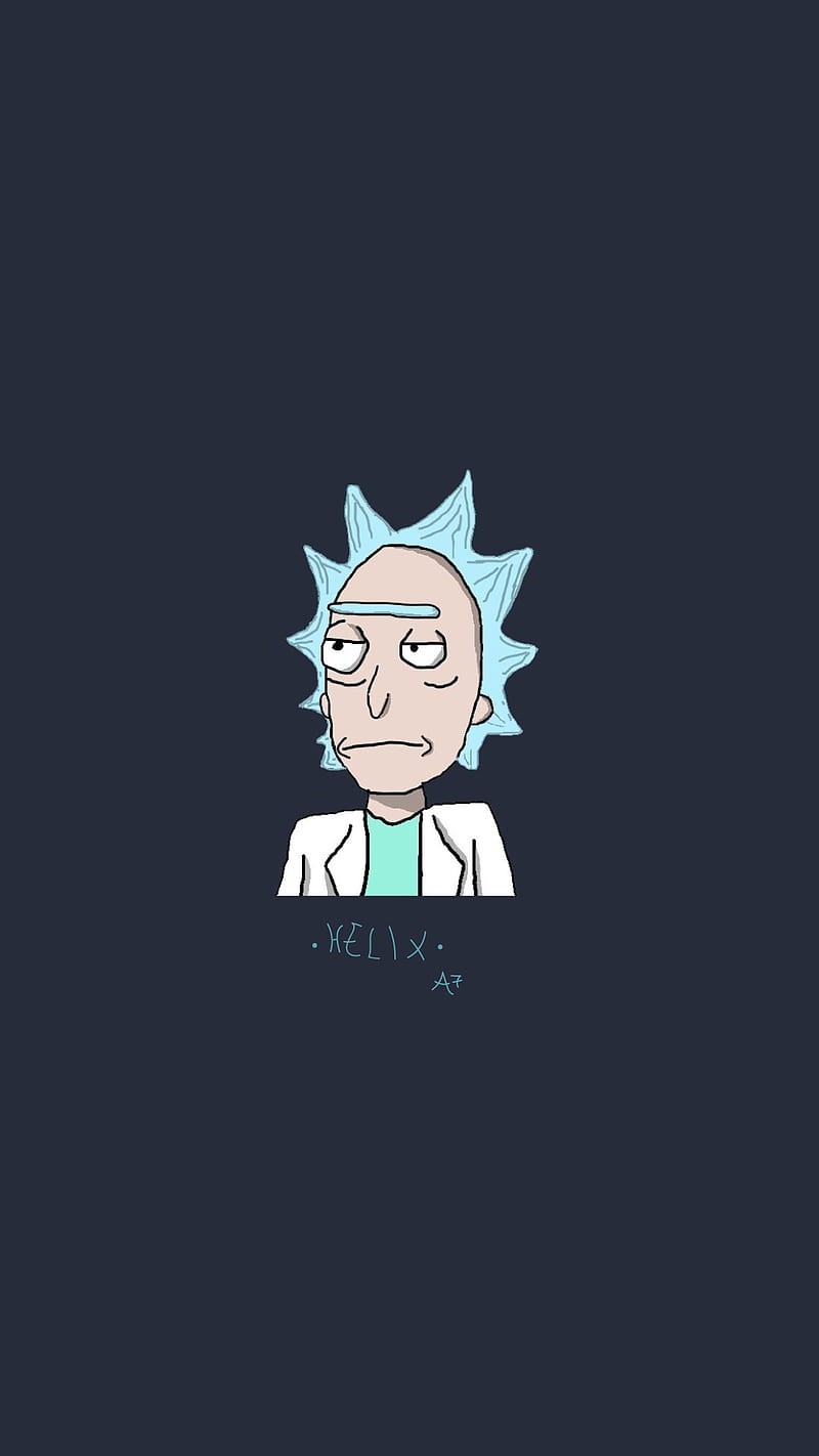 Rick and Morty, cartoon, minimal, HD phone wallpaper | Peakpx