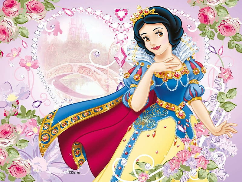 Snow White, fantasy, girl, princess, disney, HD wallpaper