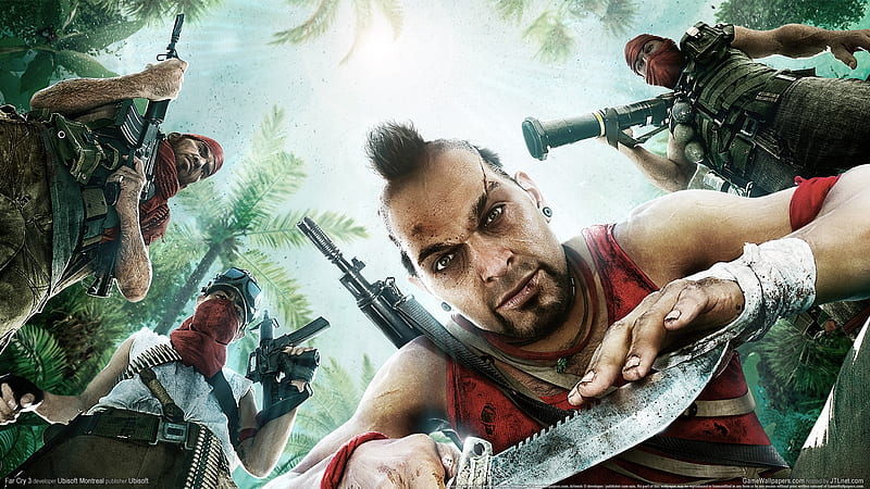Far Cry III, open world, Vaas, video game, game, Far Cry 3, rebels, gaming, Pirates, magnificent, realistic, HD wallpaper