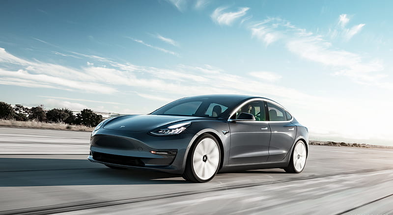 2018 Tesla Model 3 Performance Dual Motor - Front Three-Quarter , car, HD wallpaper