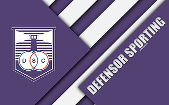 Fenix FC, glitter logo, Uruguayan Primera Division, violet white checkered  background, HD wallpaper