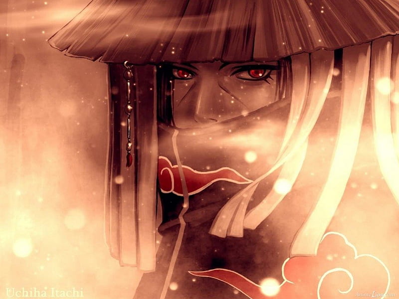 Itachi Uchiha, cant think of a fourth, dust, warrior, straw hat, HD wallpaper