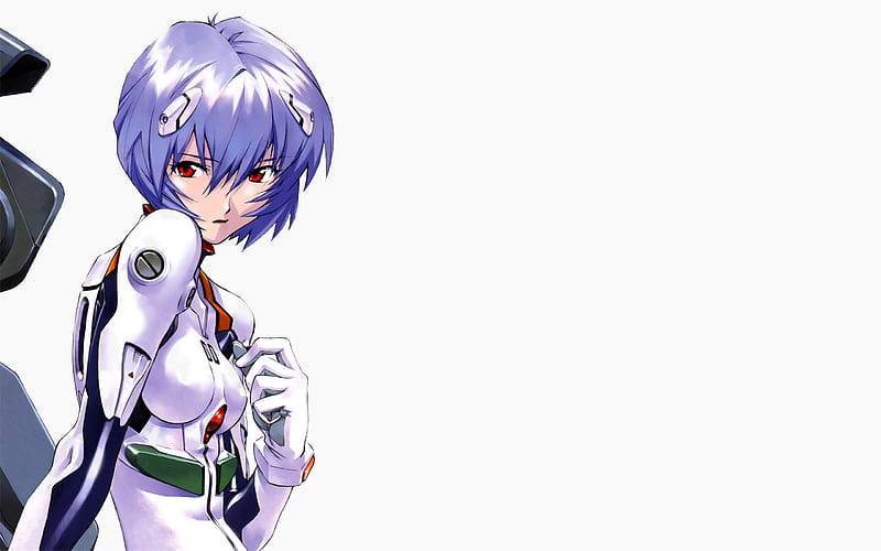 Ayanami Rei, unit 00, uniform, girl, rei, eva, white, evangelion, HD wallpaper