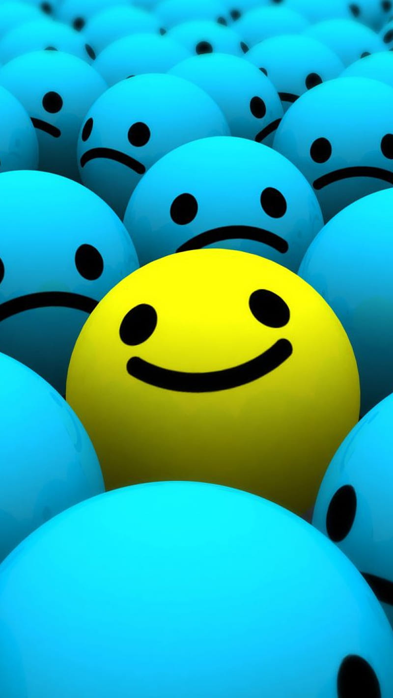 Creative Graphics Be different , be different, smilies, HD phone wallpaper