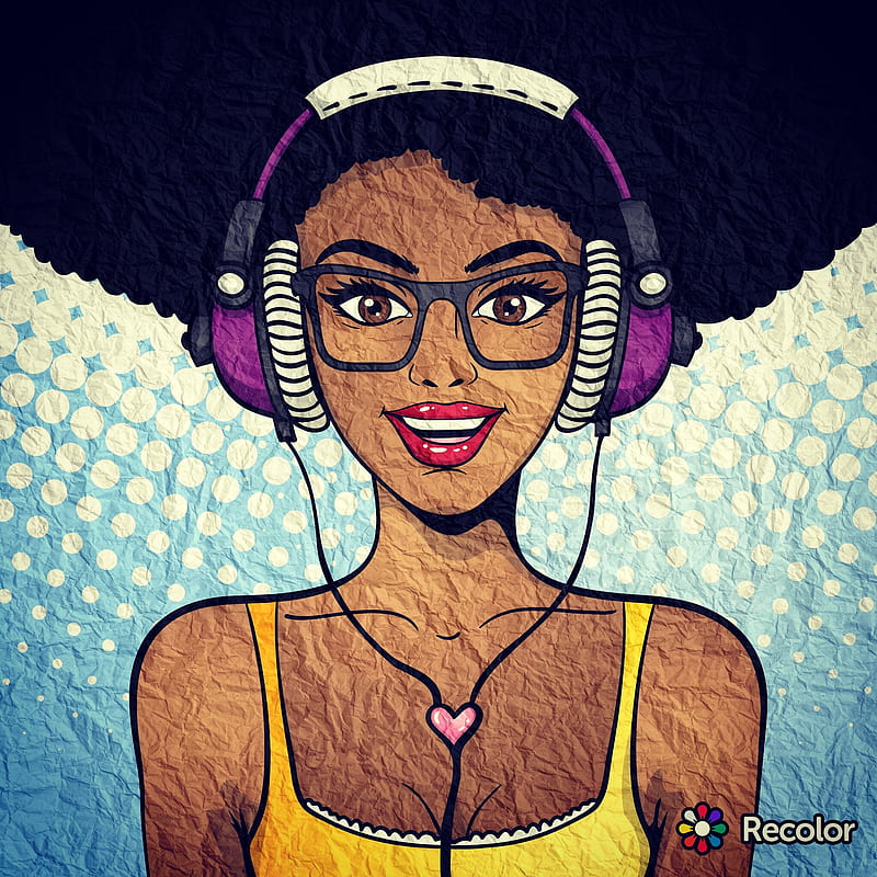 Soul , afro happy, me cartoon style, HD phone wallpaper