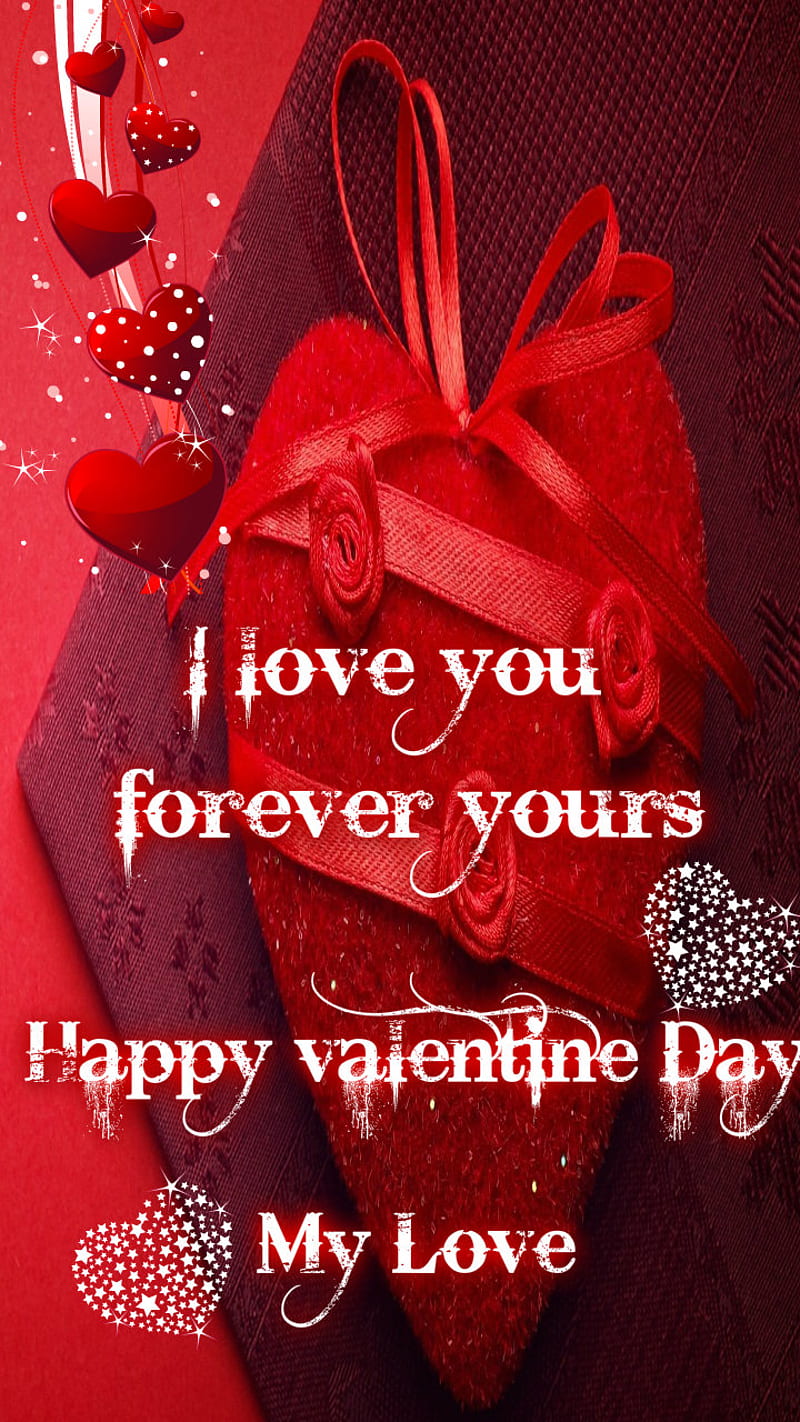Happy valentine day, heart, i love you, love, valentine day, HD ...