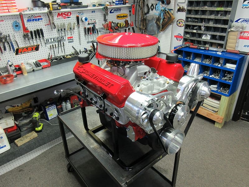 Chevy Stroker 383 Crate Engine 400 HP, horsepower, raw, torque, stroker, block, HD wallpaper