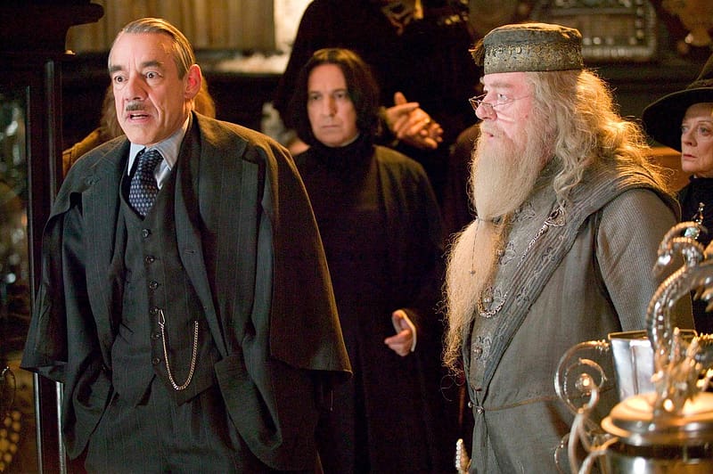 Alan Rickman, Movie, Harry Potter And The Goblet Of Fire, Severus Snape, Albus Dumbledore, Michael Gambon, Barty Crouch, Roger Lloyd Pack, HD wallpaper