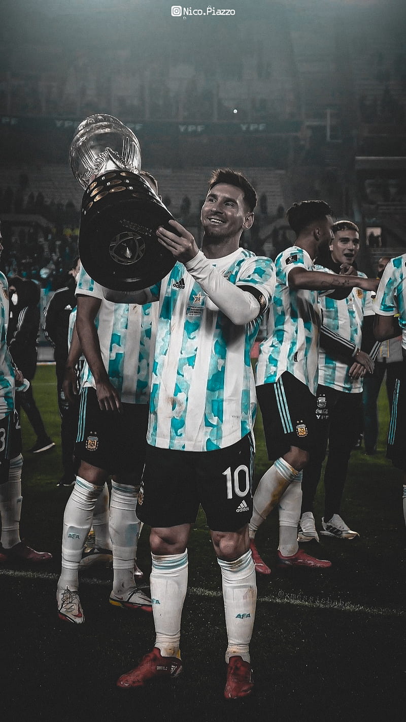 MESSI ARGENTINA CUP, paris saint germain, nicopiazzo, champions, lionel, psg, football, seleccion, futbol, HD phone wallpaper