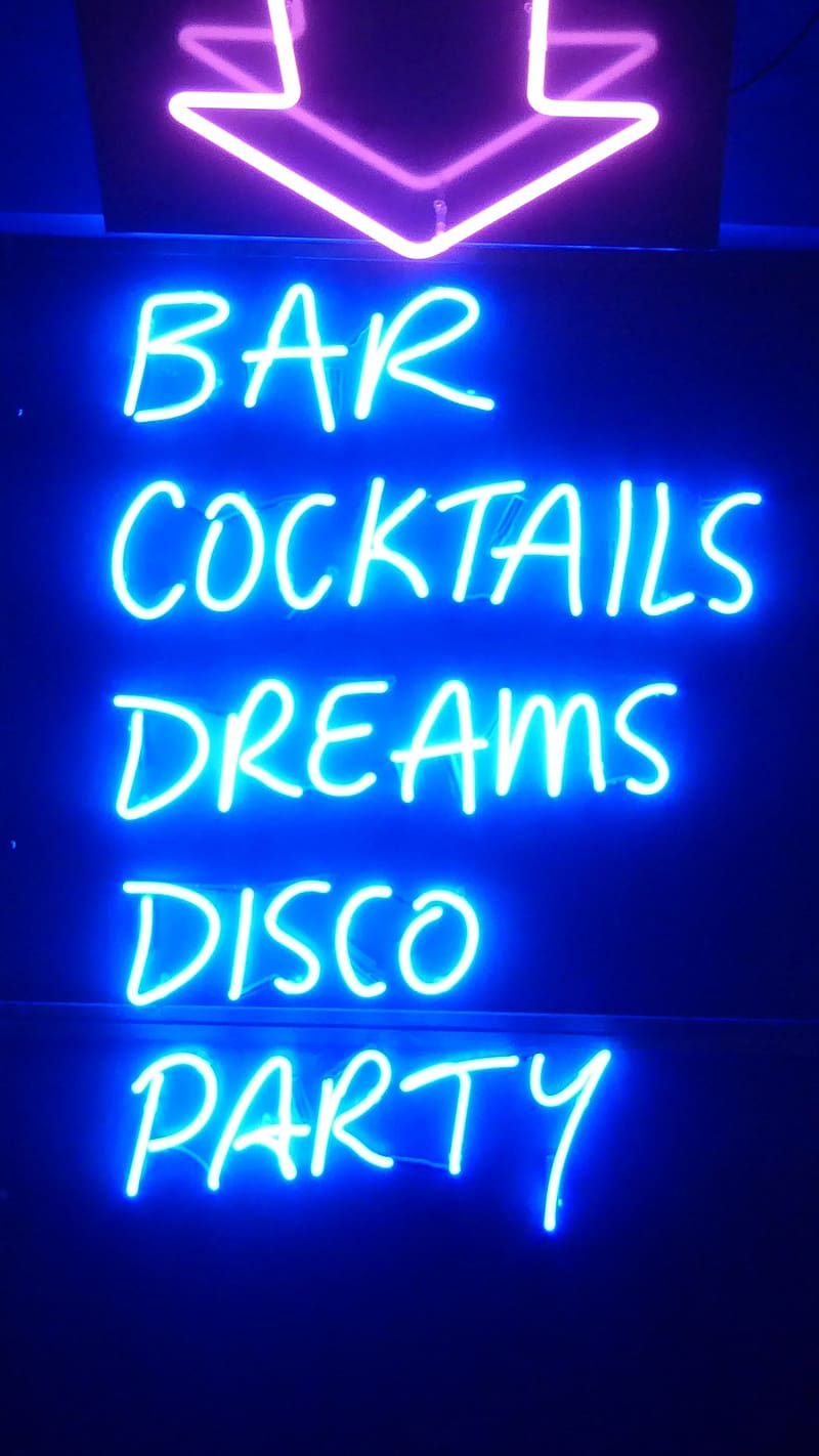 Disco Light, Bar Board, Blue, HD phone wallpaper