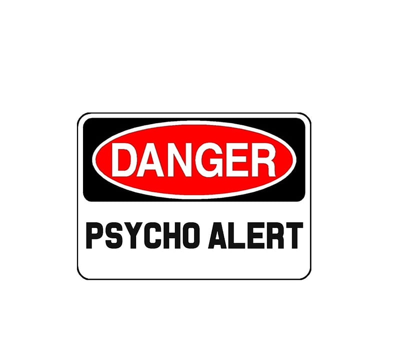 Psycho Alert, danger, ex, HD wallpaper