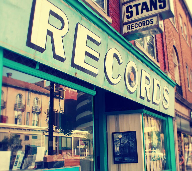 Old Record Shop, 17602, lancaster, pa, pennsylvania, records, vintage, HD wallpaper