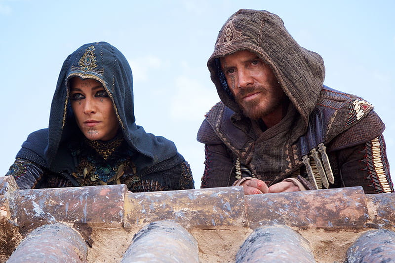 Michael Fassbender Ariane Labed, michael-fassbender, assassins-creed-movie, movies, 2016-movies, assassins-creed, HD wallpaper