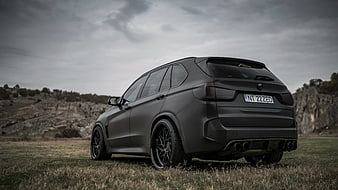 Z Performance BMW X5 Black Matte Rear, bmw-x5, bmw, carros, 2018-cars, HD wallpaper